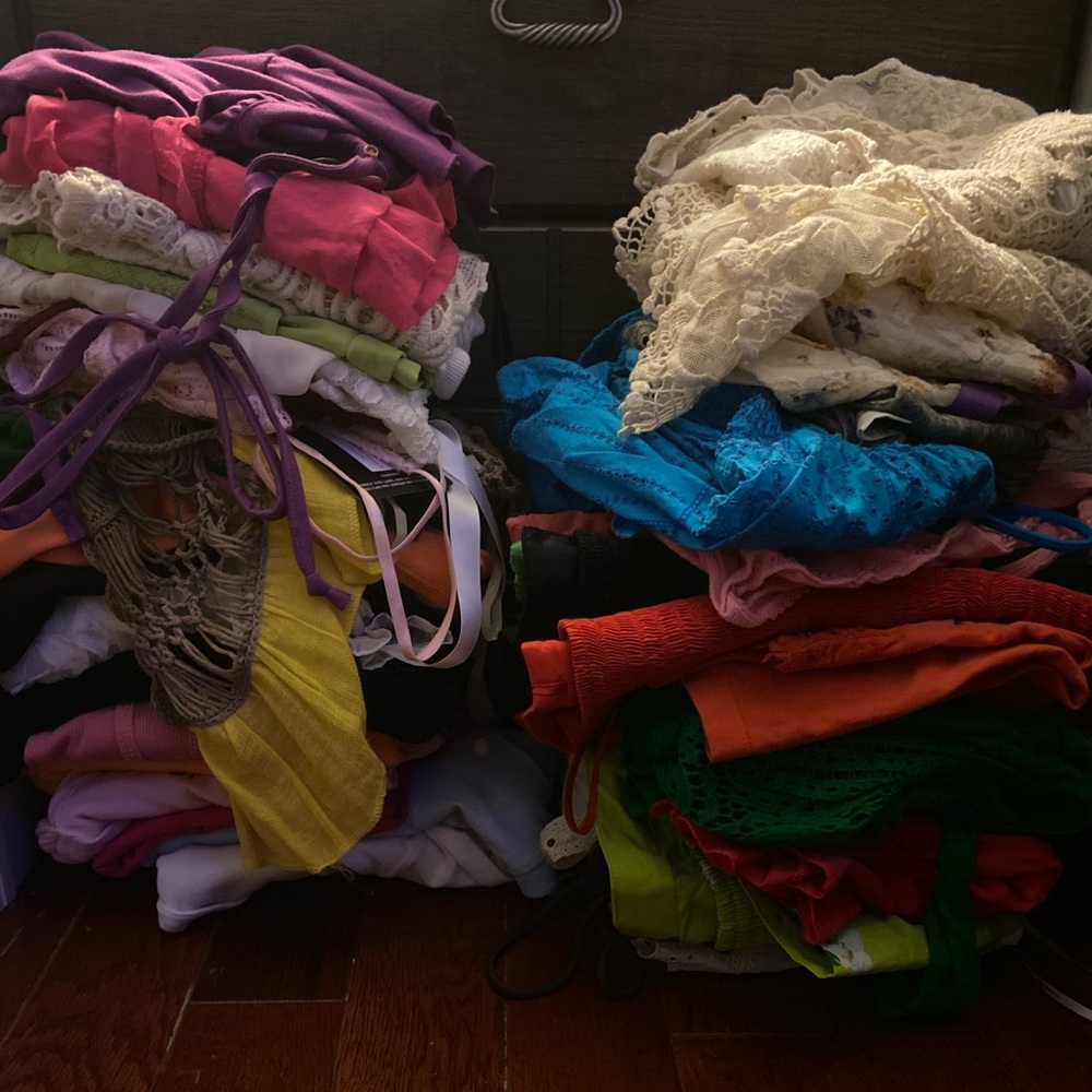 Lot / bundle of teen/womens tops over 50 pieces